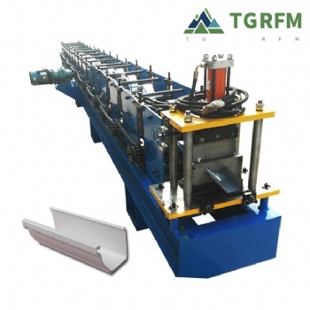 Gutter roll forming machine